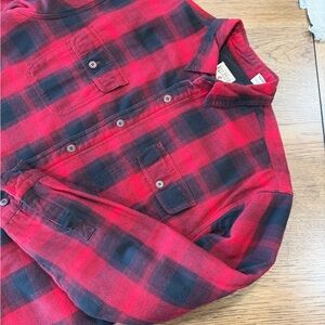 RedHead Red and Black Plaid Men's Shirt